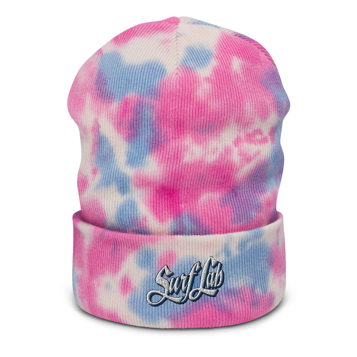 Tie-dye beanie | embroidered | Script Logo