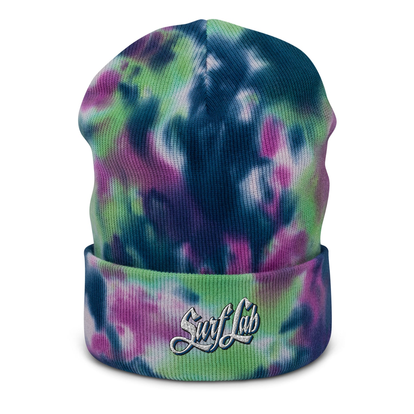 Tie-dye beanie | embroidered | Script Logo