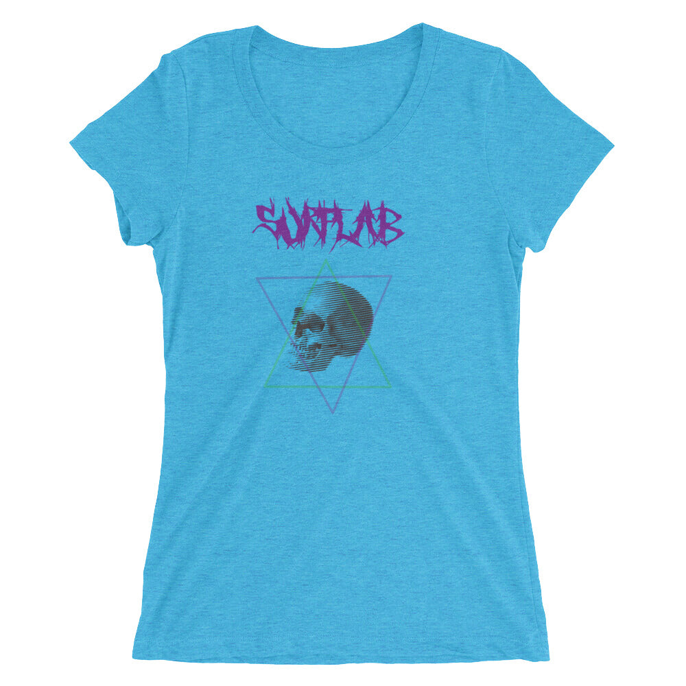 Ladies' short sleeve t-shirt |TriBlend | Death_Skull