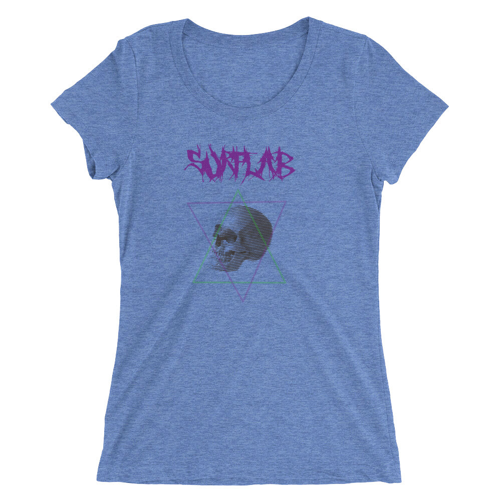 Ladies' short sleeve t-shirt |TriBlend | Death_Skull