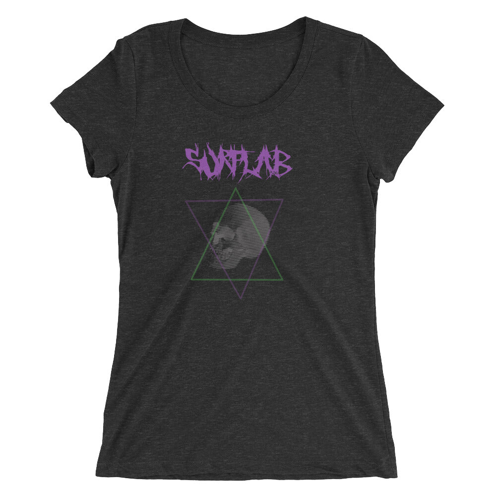 Ladies' short sleeve t-shirt |TriBlend | Death_Skull