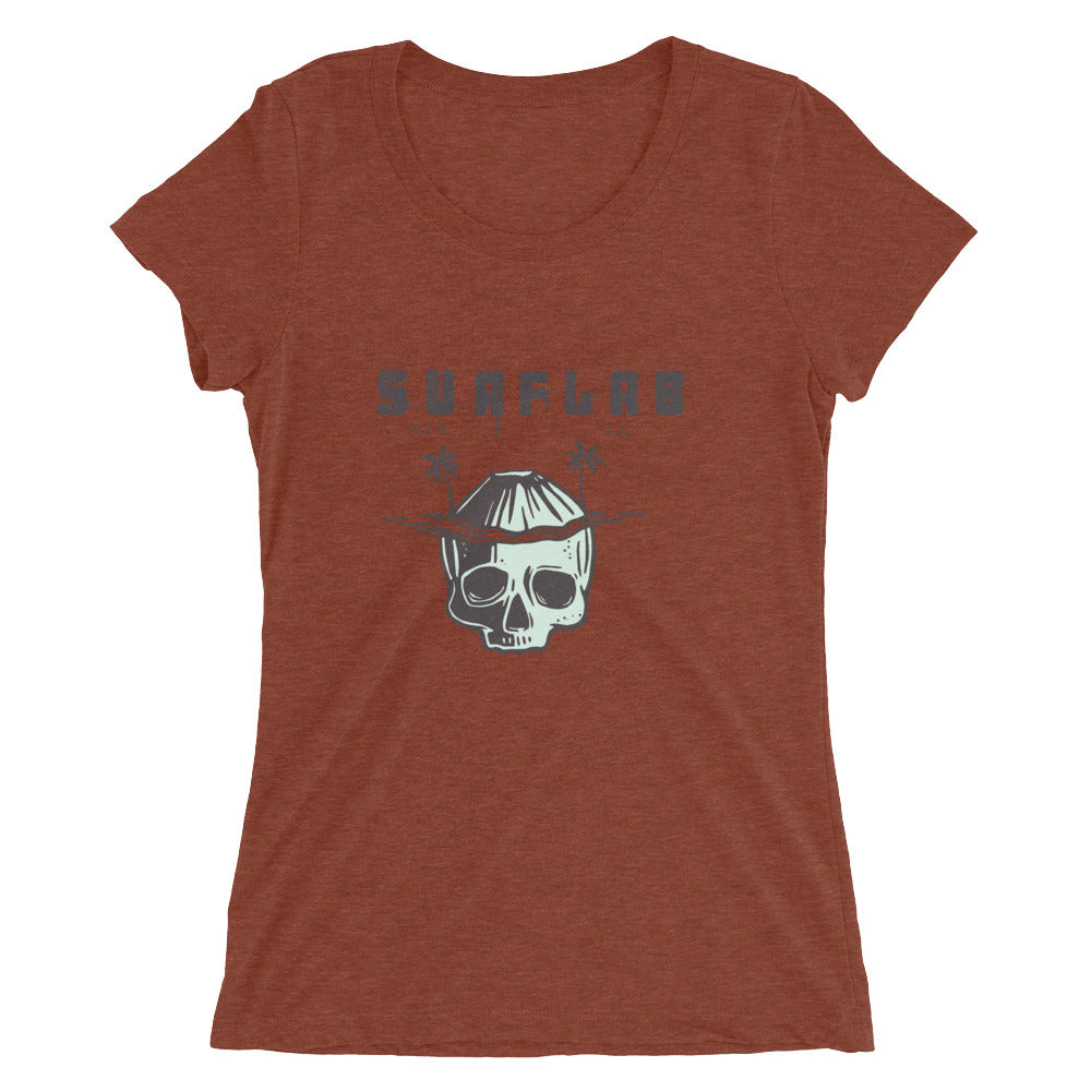 Ladies' short sleeve t-shirt | Island_Skull