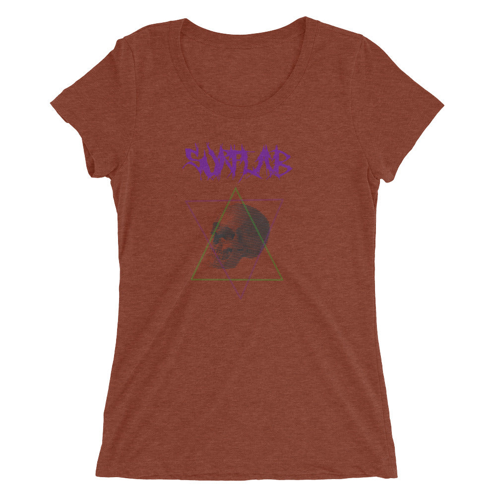 Ladies' short sleeve t-shirt |TriBlend | Death_Skull