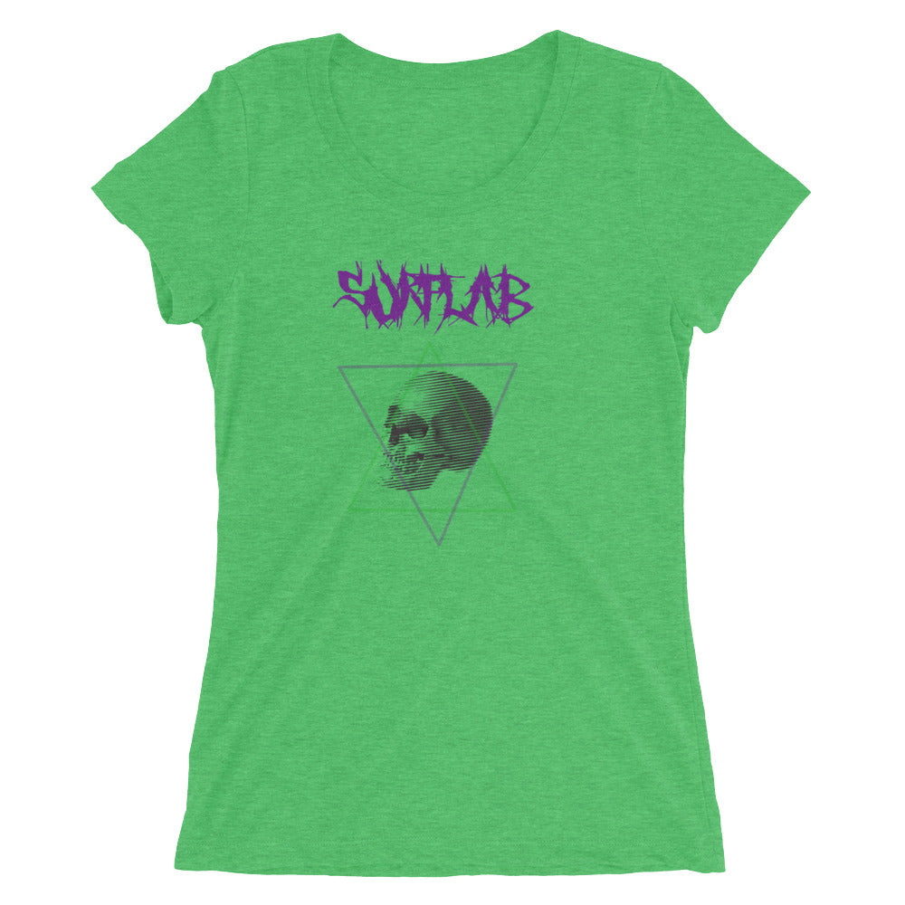Ladies' short sleeve t-shirt |TriBlend | Death_Skull