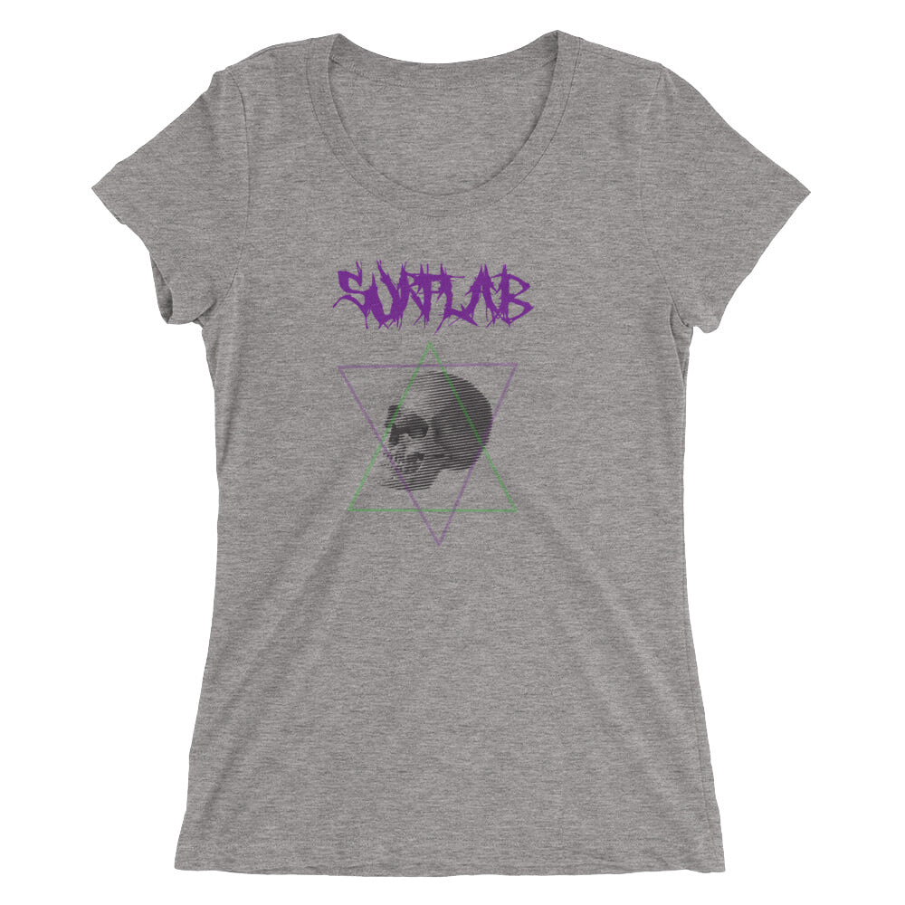 Ladies' short sleeve t-shirt |TriBlend | Death_Skull