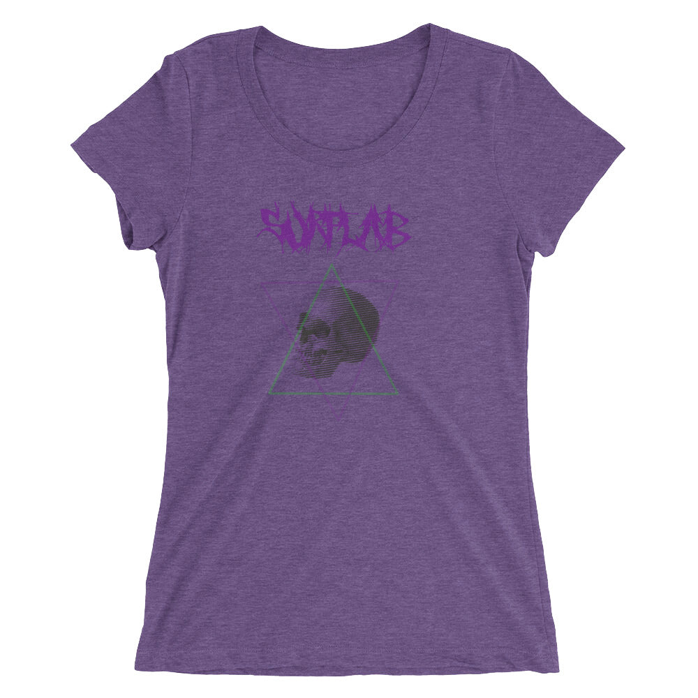 Ladies' short sleeve t-shirt |TriBlend | Death_Skull