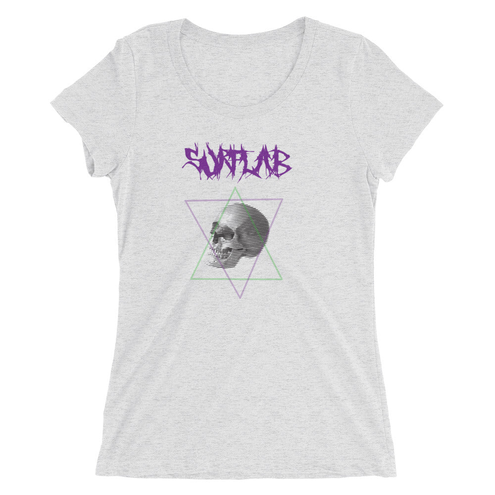 Ladies' short sleeve t-shirt |TriBlend | Death_Skull